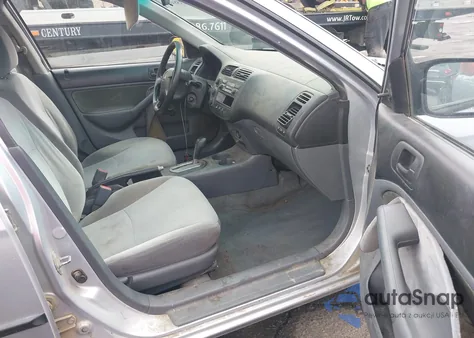 2002 Honda Civic Dx z USA, uszkodzony, nr VIN 2HGES16162H543407